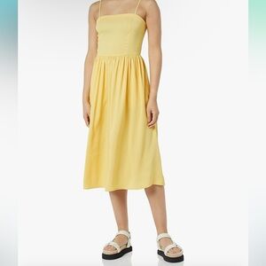 Goodthreads solid yellow dress
